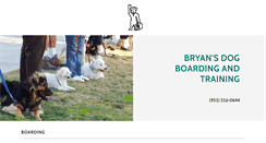 Desktop Screenshot of bryansdogboarding.com